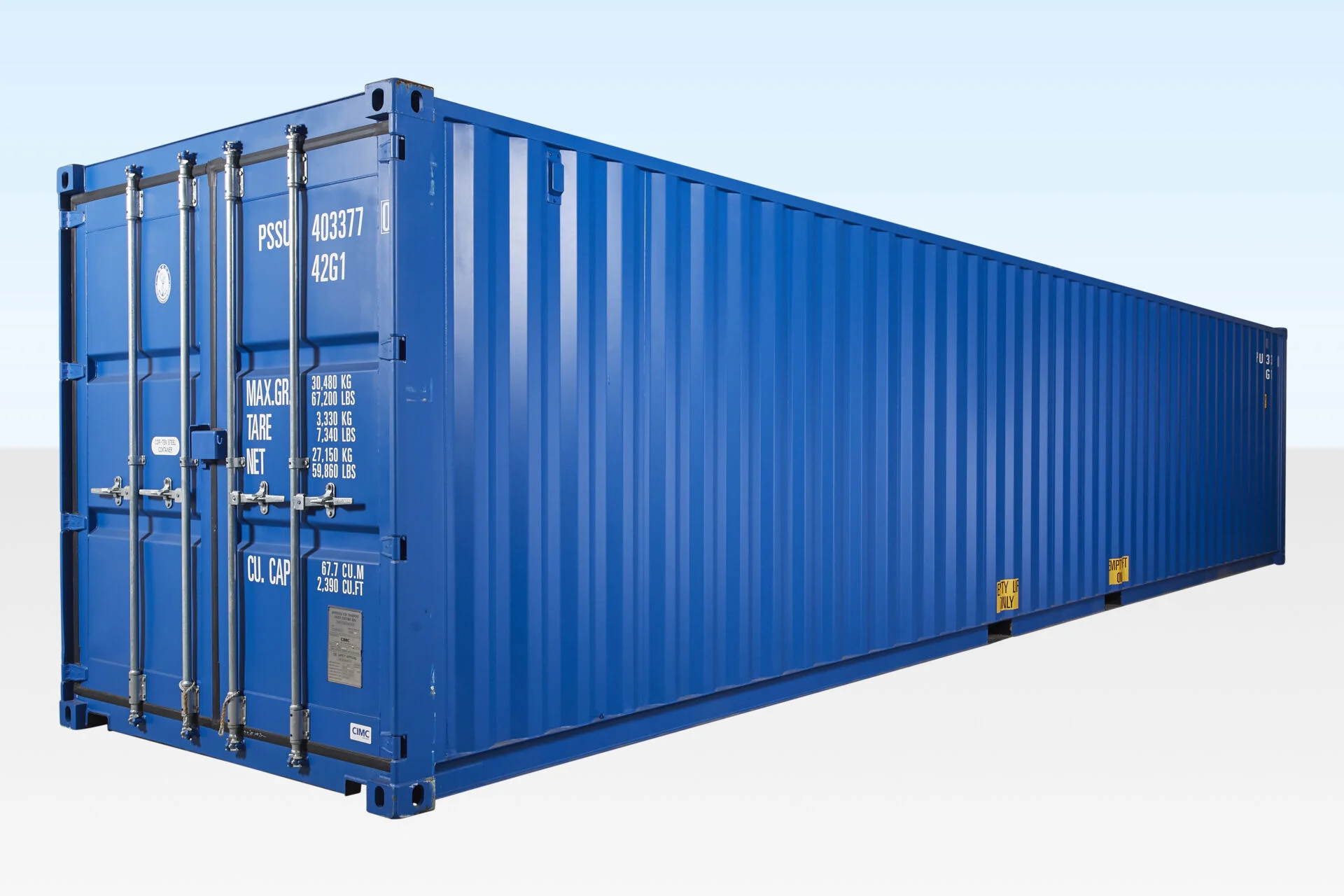 40ft Dry Cargo container